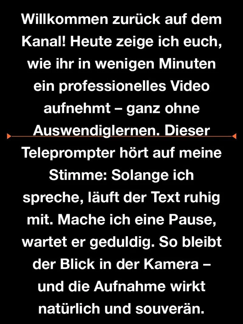 Teleprompter Video Studio